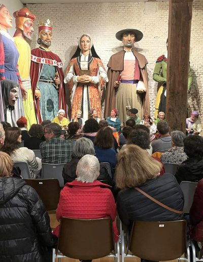 Filandón de invierno en el Museo de Artes y Tradiciones Populares, Madrid, 2024. Con la Asociación MANO